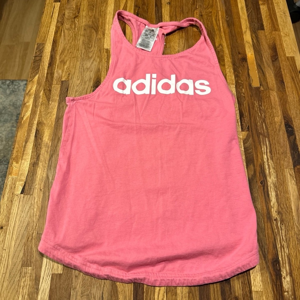 Pink Adidas women’s tank top size extra small